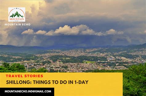 Explore Shillong in a Day .
